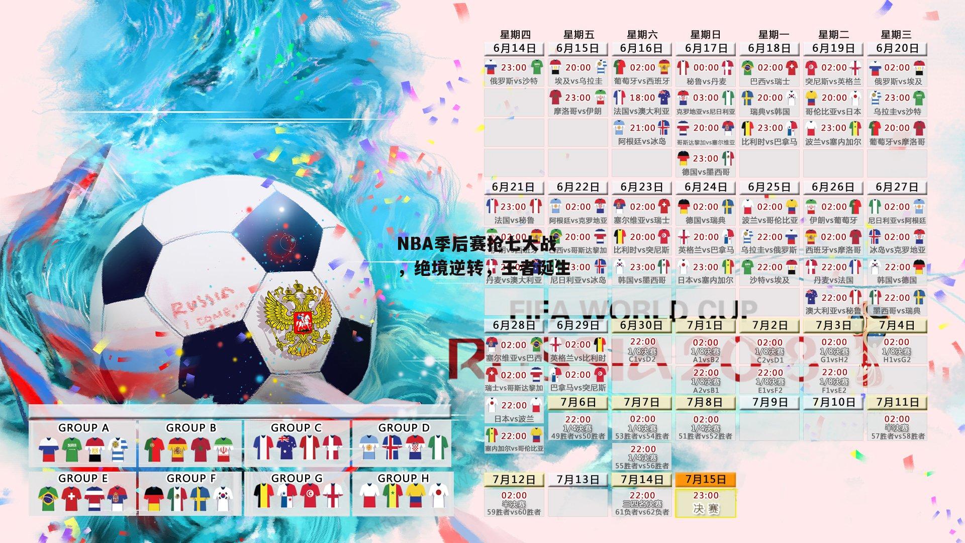 NBA季后赛抢七大战，绝境逆转，王者诞生